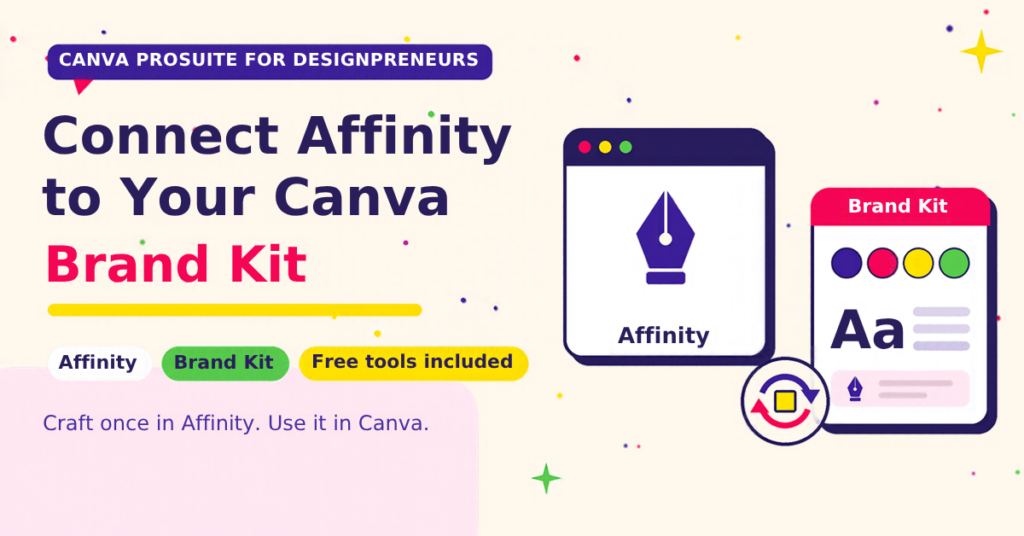 Canva ProSuite and Affinity Brand Kit workflow for designpreneurs